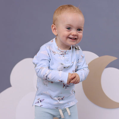 Snuggle Hunny - Organic Long Sleeve Top | Taking Flight Long Sleeve Top Snuggle Hunny 