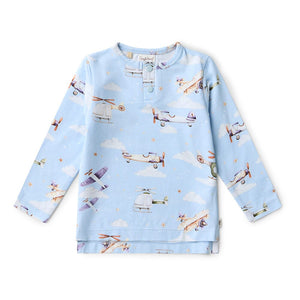 Snuggle Hunny - Organic Long Sleeve Top | Taking Flight