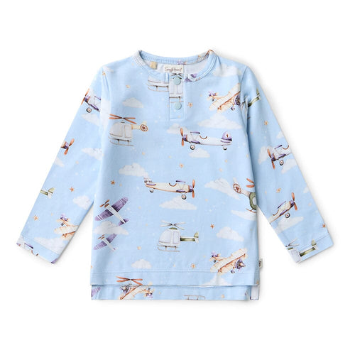 Snuggle Hunny - Organic Long Sleeve Top | Taking Flight