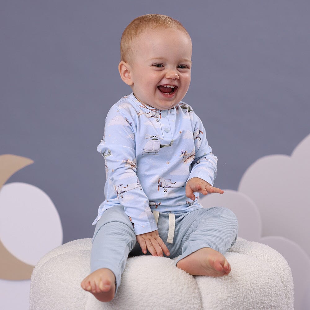 Snuggle Hunny - Organic Long Sleeve Top | Taking Flight Long Sleeve Top Snuggle Hunny 