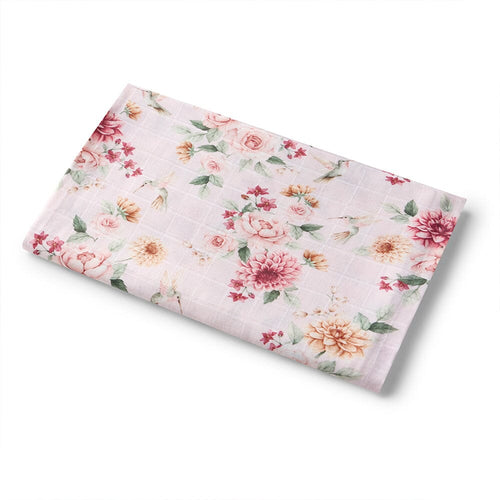 Snuggle Hunny - Organic Muslin Wrap | Birds & Blooms