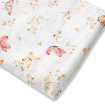 Snuggle Hunny - Organic Muslin Wrap - Butterfly Muslin Wrap Snuggle Hunny 