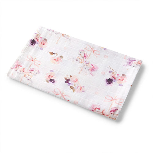 Snuggle Hunny - Organic Muslin Wrap | Carousel