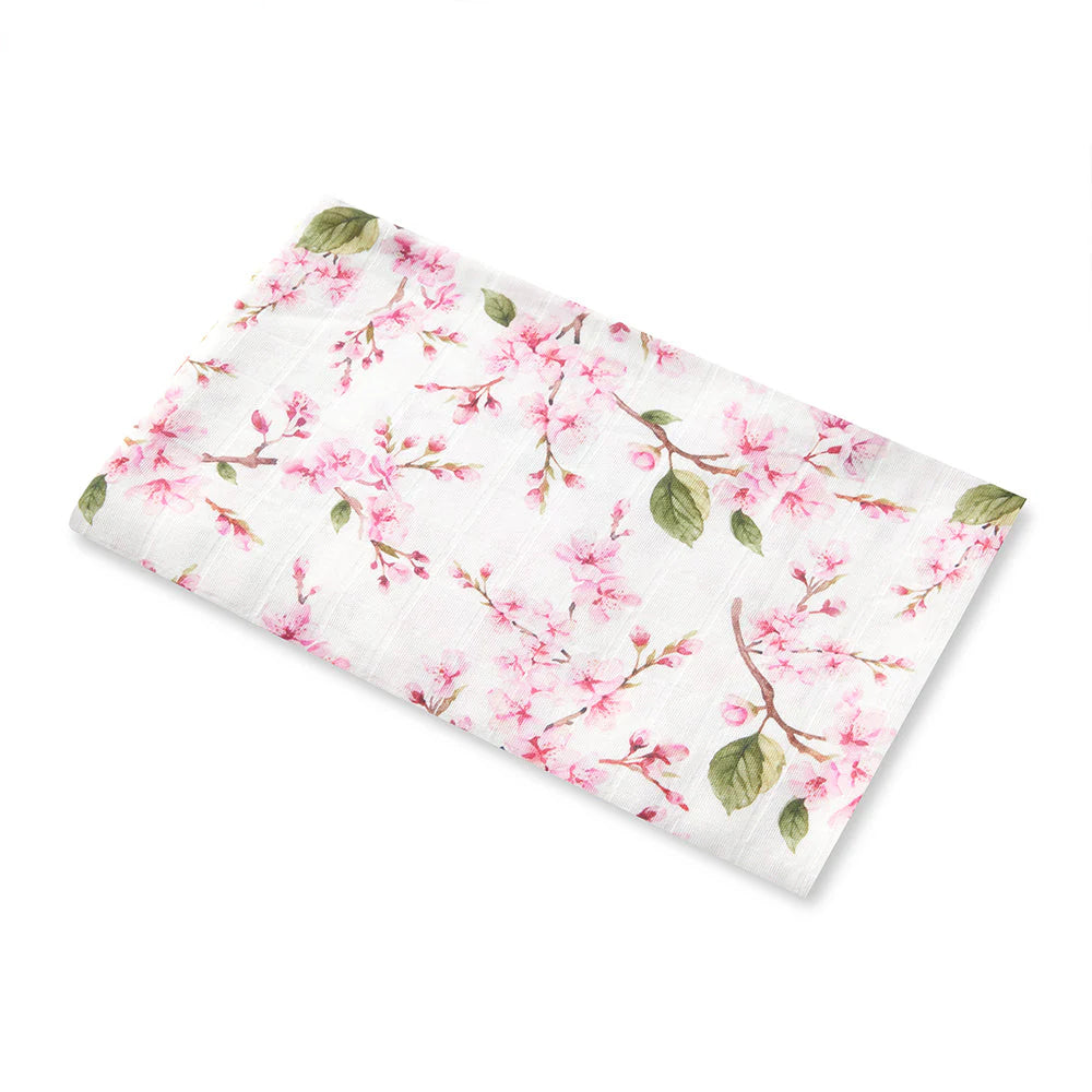 Snuggle Hunny - Organic Muslin Wrap - Cherry Blossom Muslin Wrap Snuggle Hunny 