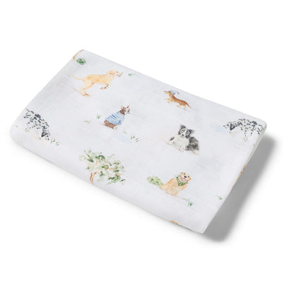 Snuggle Hunny - Organic Muslin Wrap | Dog Park Muslin Wrap Snuggle Hunny 