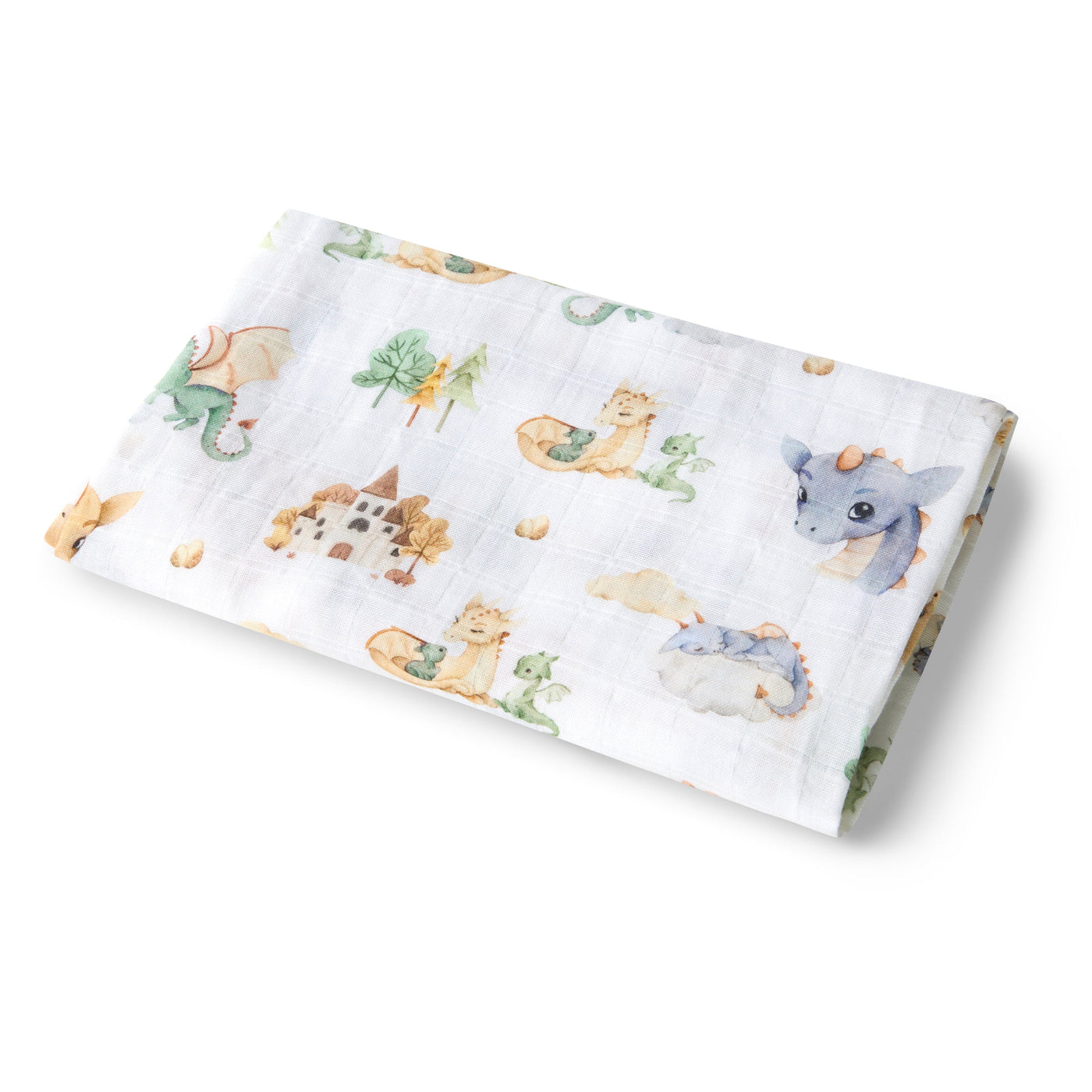 Snuggle Hunny Organic Muslin Wrap - Dragon Muslin Wrap Snuggle Hunny 