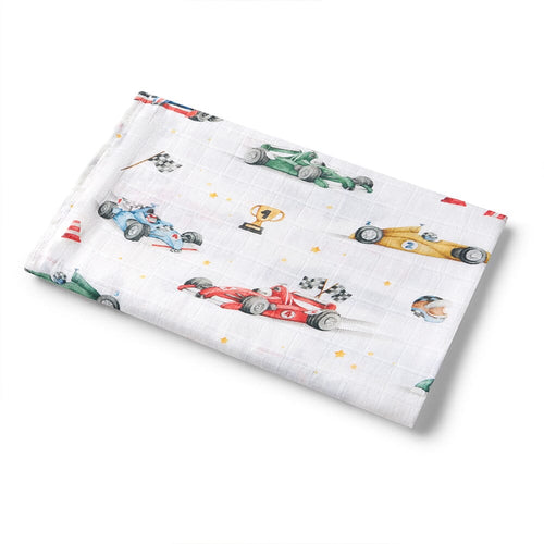 Snuggle Hunny - Organic Muslin Wrap | Little Racers
