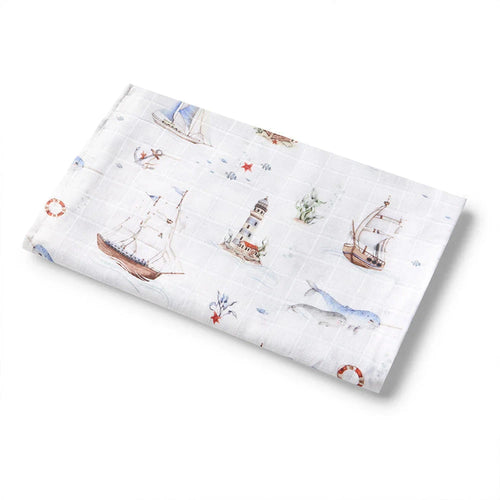 Snuggle Hunny - Organic Muslin Wrap | Set Sail
