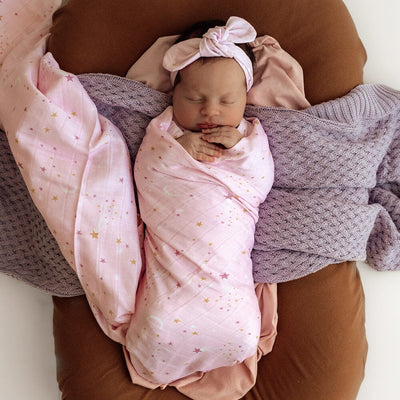 Snuggle Hunny - Organic Muslin Wrap | Twinkle Muslin Wrap Snuggle Hunny 