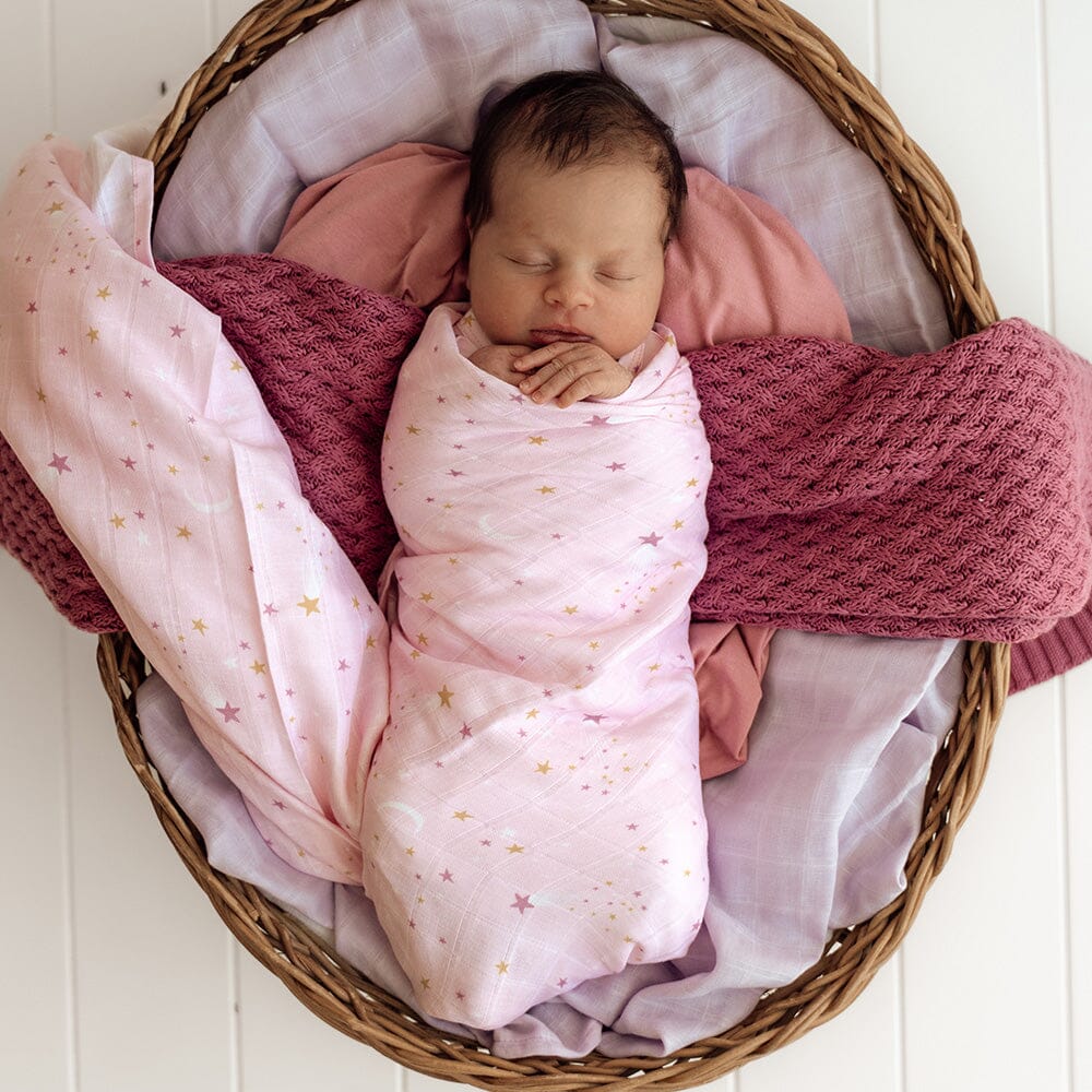 Snuggle Hunny - Organic Muslin Wrap | Twinkle Muslin Wrap Snuggle Hunny 
