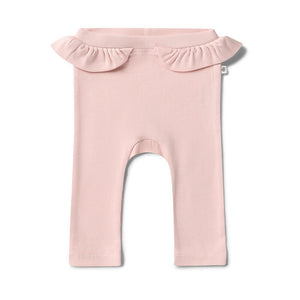 Snuggle Hunny - Organic Pants with Frill | Baby Pink