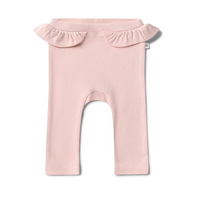 Snuggle Hunny - Organic Pants with Frill | Baby Pink Pants Snuggle Hunny 