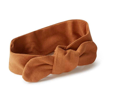 Snuggle Hunny Organic Ribbed Topknot - Biscuit Headband Snuggle Hunny 