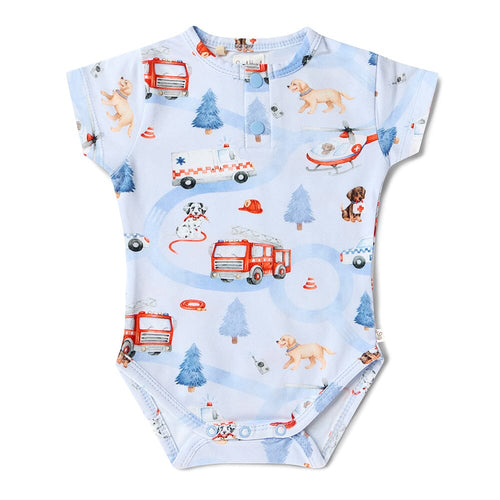 Snuggle Hunny - Organic Short Sleeve Bodysuit | To The Rescue