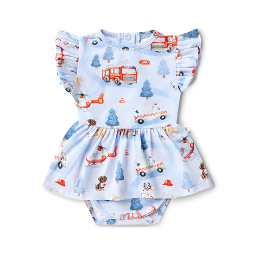 Snuggle Hunny - Organic Short Sleeve Dress | To The Rescue