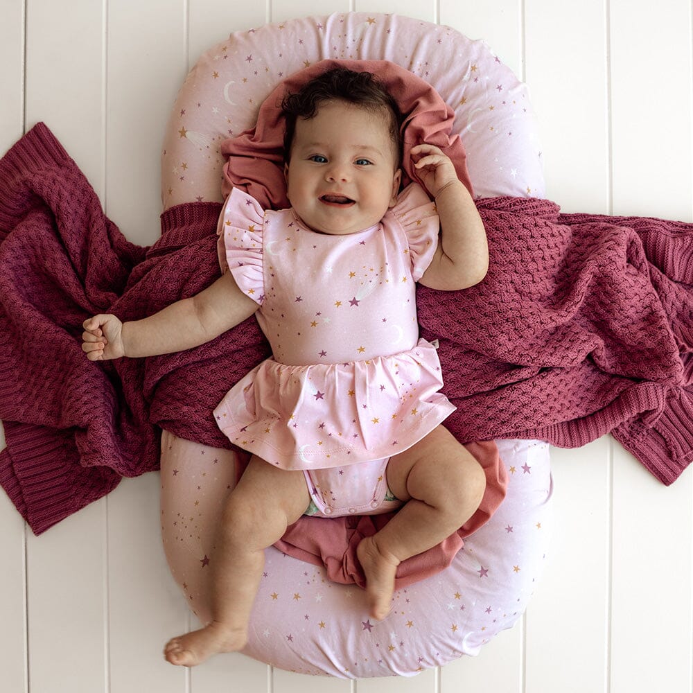 Snuggle Hunny - Organic Short Sleeve Dress | Twinkle Short Sleeve Dress Snuggle Hunny 
