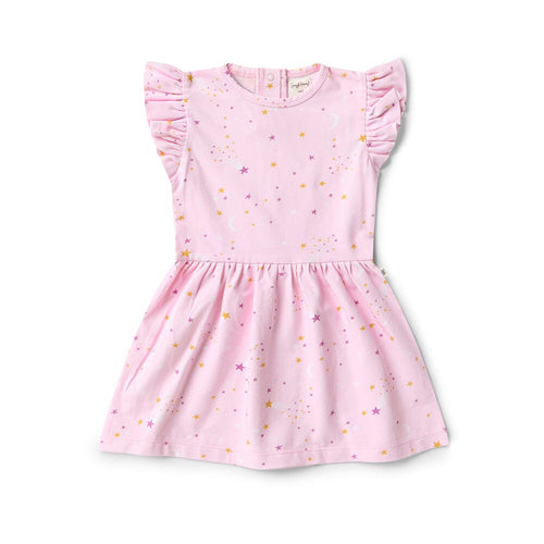 Snuggle Hunny - Organic Short Sleeve Dress | Twinkle