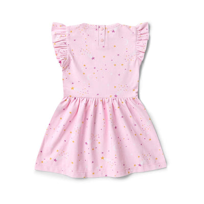 Snuggle Hunny - Organic Short Sleeve Dress | Twinkle Short Sleeve Dress Snuggle Hunny 