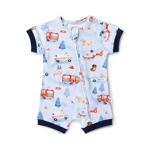 Snuggle Hunny - Organic Short Sleeve Shortie | To The Rescue
