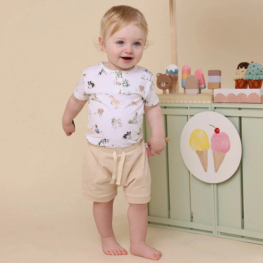Snuggle Hunny - Organic Shorts | Babyccino Shorts Snuggle Hunny 