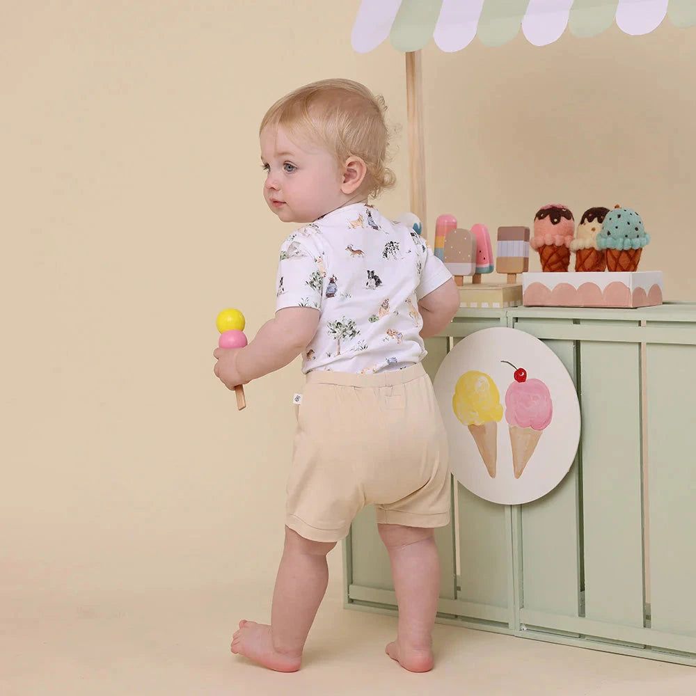 Snuggle Hunny - Organic Shorts | Babyccino Shorts Snuggle Hunny 