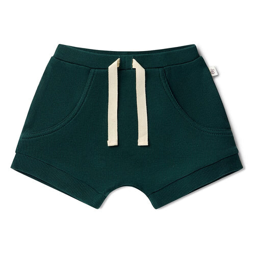 Snuggle Hunny - Organic Shorts | Emerald