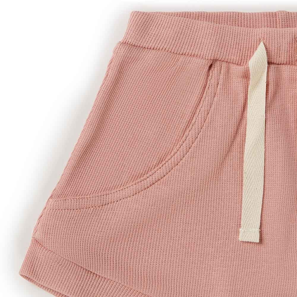 Snuggle Hunny Organic Shorts - Rose Shorts Snuggle Hunny 