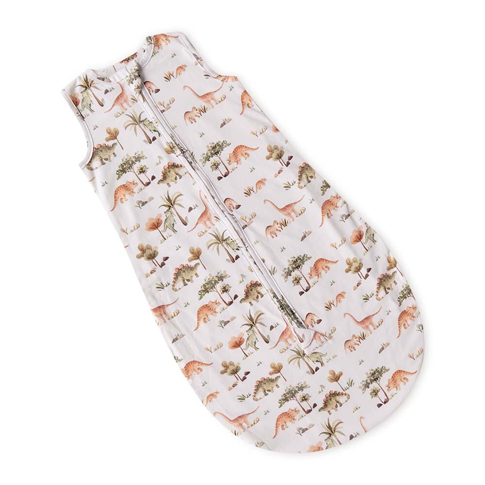 Snuggle Hunny Organic Sleeping Bag 1.0 Tog - Dino Sleeping Bag Snuggle Hunny 