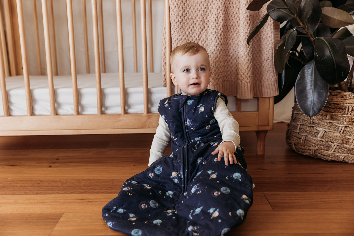 Snuggle Hunny Organic Sleeping Bag 2.5 Tog - Milky Way Sleeping Bag Snuggle Hunny 