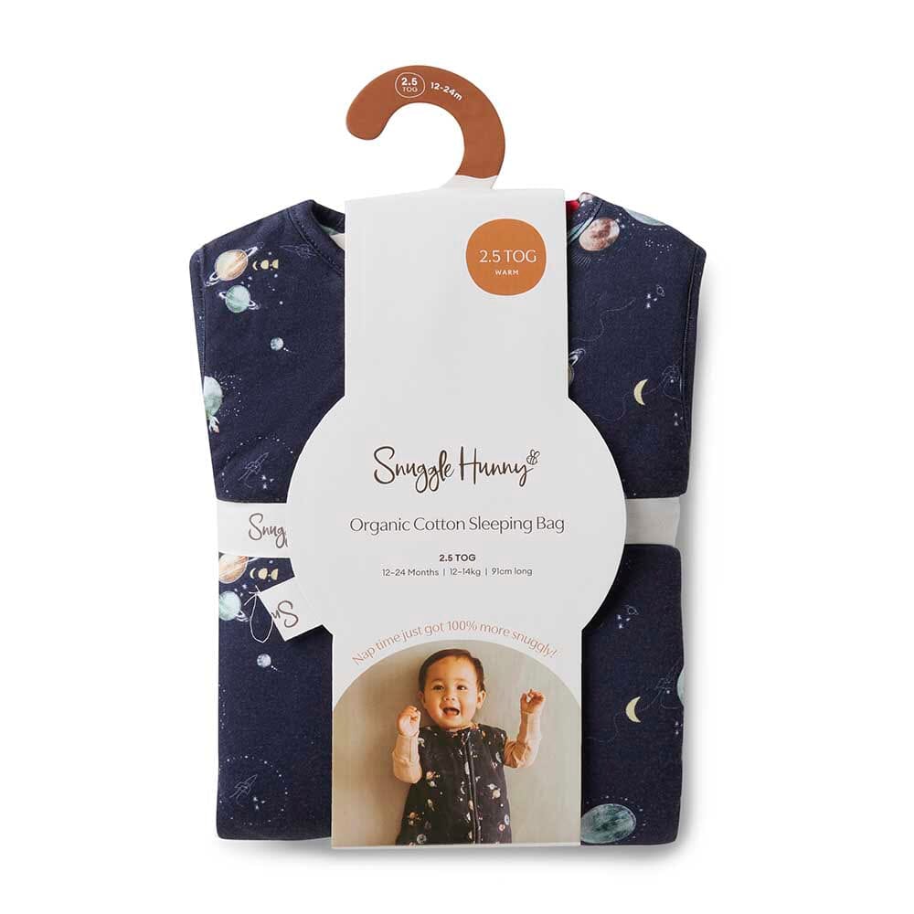 Snuggle Hunny Organic Sleeping Bag 2.5 Tog - Milky Way Sleeping Bag Snuggle Hunny 