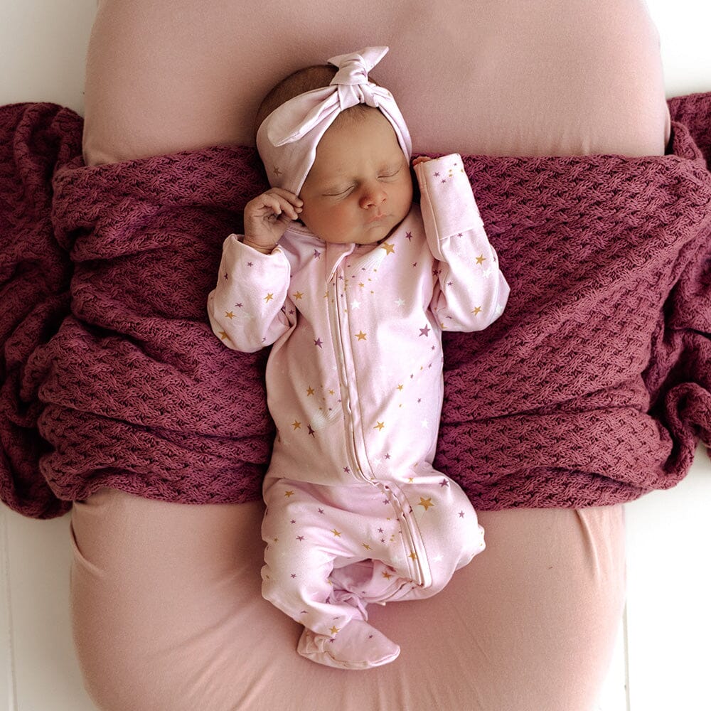 Snuggle Hunny - Organic Snuggle Sleepsuit Zip Footie | Twinkle Zipsuit Snuggle Hunny 