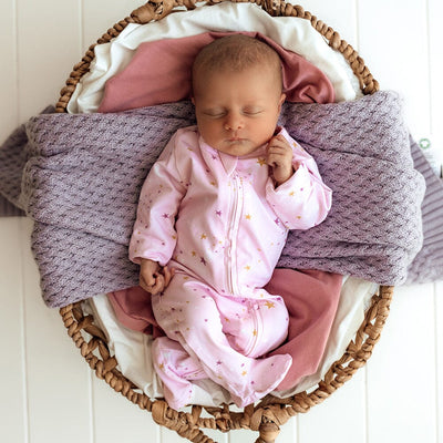 Snuggle Hunny - Organic Snuggle Sleepsuit Zip Footie | Twinkle Zipsuit Snuggle Hunny 