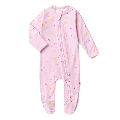 Snuggle Hunny - Organic Snuggle Sleepsuit Zip Footie | Twinkle