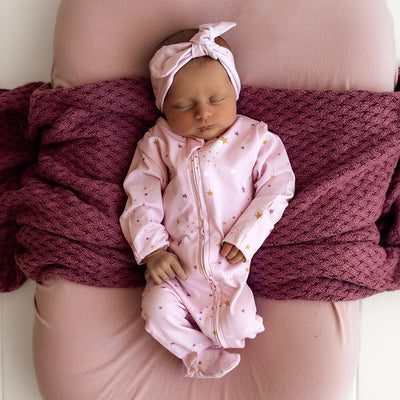 Snuggle Hunny - Organic Snuggle Sleepsuit Zip Footie | Twinkle Zipsuit Snuggle Hunny 