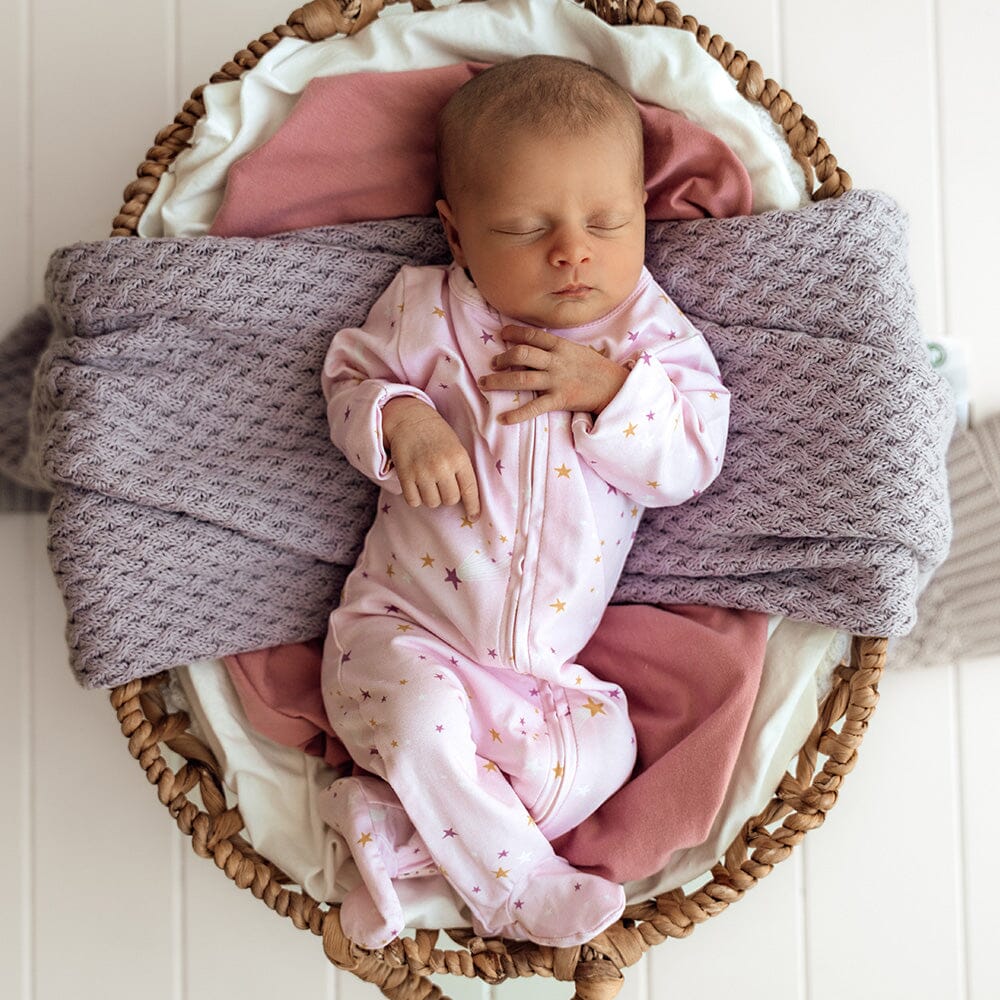 Snuggle Hunny - Organic Snuggle Sleepsuit Zip Footie | Twinkle Zipsuit Snuggle Hunny 