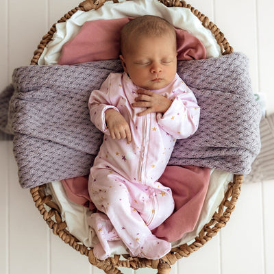Snuggle Hunny - Organic Snuggle Sleepsuit Zip Footie | Twinkle Zipsuit Snuggle Hunny 