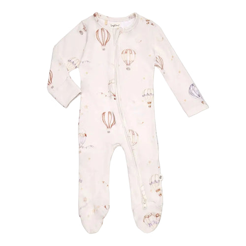 Snuggle Hunny - Organic Snuggle Sleepsuit Zip Footie | Up & Away