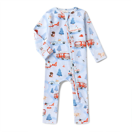 Snuggle Hunny - Organic Snugglesuit Convertible Romper  | To The Rescue