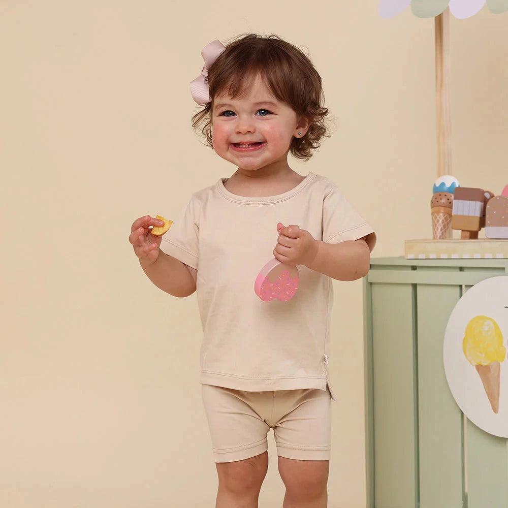 Snuggle Hunny - Organic T-Shirt | Babyccino Short Sleeve T-Shirt Snuggle Hunny 