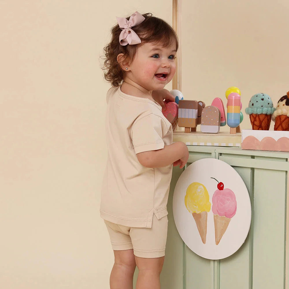 Snuggle Hunny - Organic T-Shirt | Babyccino Short Sleeve T-Shirt Snuggle Hunny 