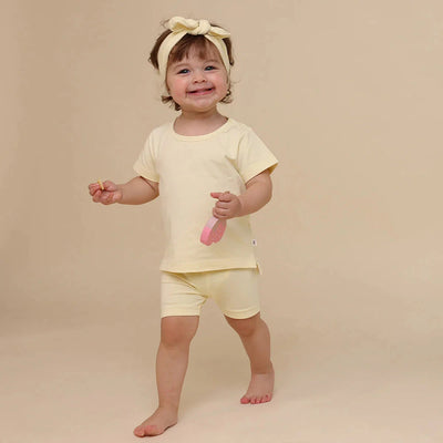 Snuggle Hunny - Organic T-Shirt | Lemon Sorbet Short Sleeve T-Shirt Snuggle Hunny 