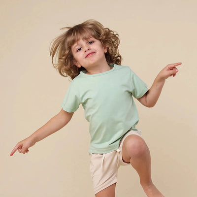 Snuggle Hunny - Organic T-Shirt | Mint Short Sleeve T-Shirt Snuggle Hunny 