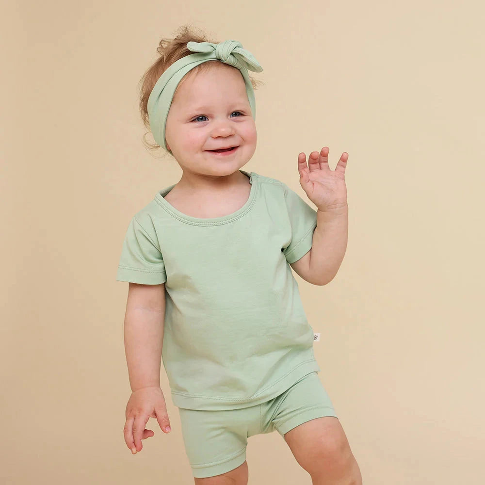 Snuggle Hunny - Organic T-Shirt | Mint Short Sleeve T-Shirt Snuggle Hunny 
