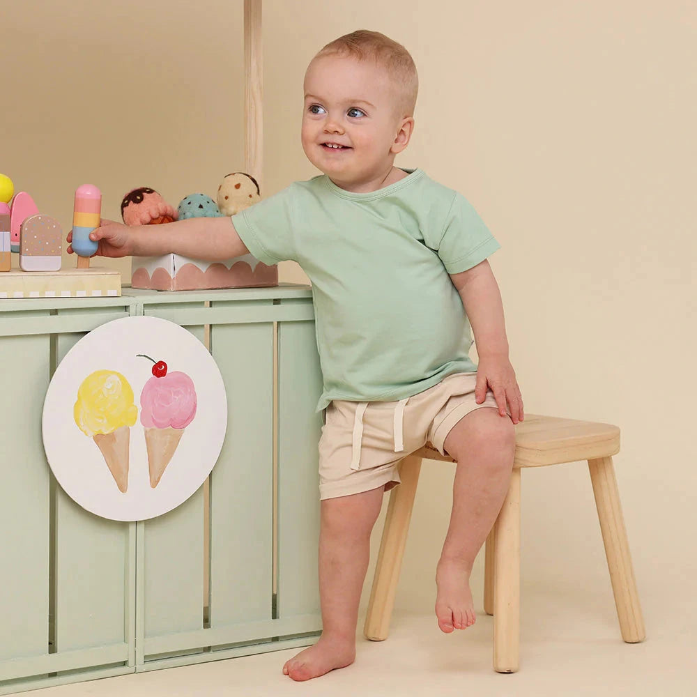 Snuggle Hunny - Organic T-Shirt | Mint Short Sleeve T-Shirt Snuggle Hunny 