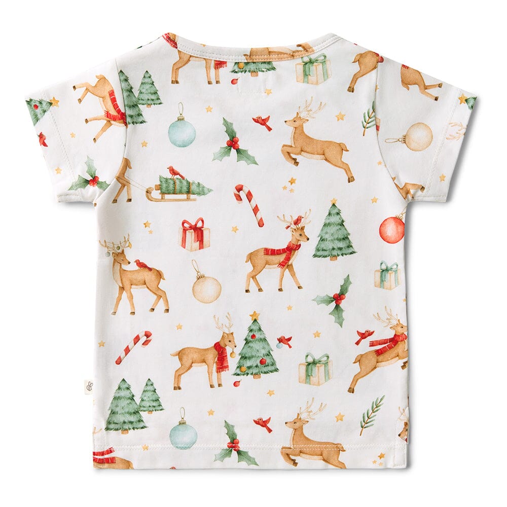 Snuggle Hunny - Organic T-Shirt | Prancer & Friends Short Sleeve T-Shirt Snuggle Hunny 