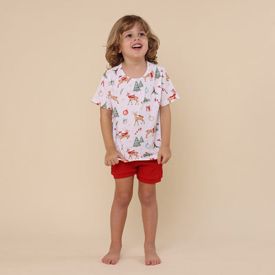 Snuggle Hunny - Organic T-Shirt | Prancer & Friends Short Sleeve T-Shirt Snuggle Hunny 