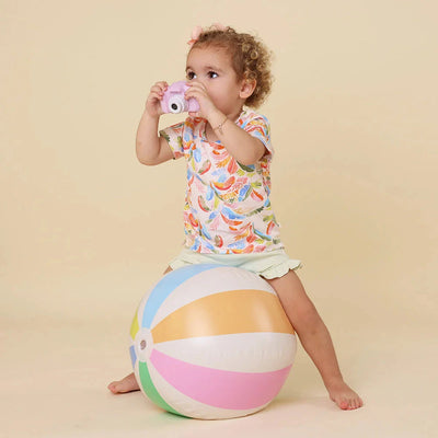 Snuggle Hunny - Organic T-Shirt | Summer Palm Short Sleeve T-Shirt Snuggle Hunny 