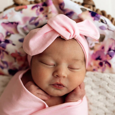 Snuggle Hunny - Organic Topknot | Bubblegum Headband Snuggle Hunny 