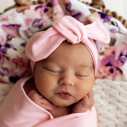 Snuggle Hunny - Organic Topknot | Bubblegum