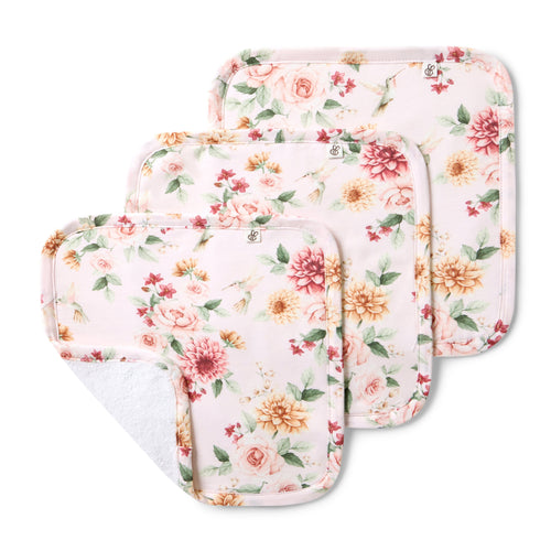 Snuggle Hunny - Organic Wash Cloths 3 Pack | Birds & Bloom